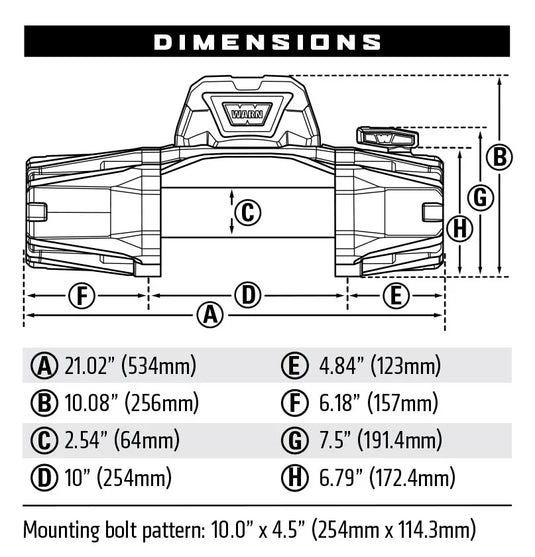 VR EVO 10S Winch