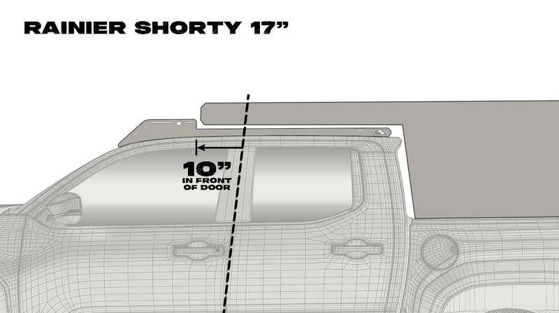 Load image into Gallery viewer, The Rainier Shorty (2024+ Tacoma Camper Roof Rack)
