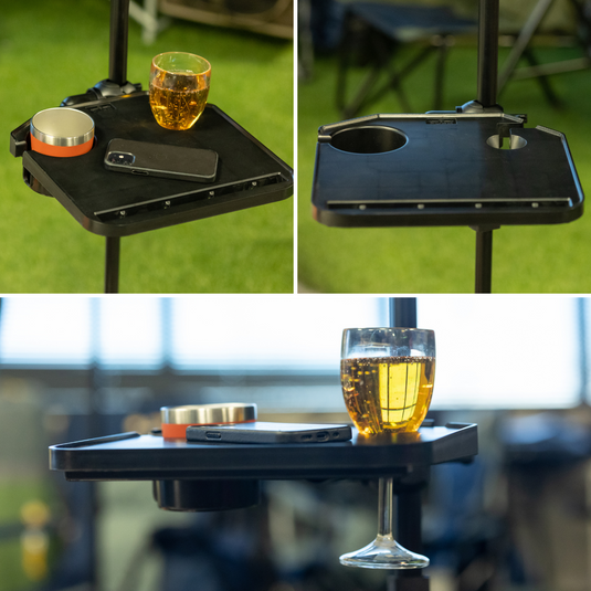 Universal Camp Tray Table & Cup Holder