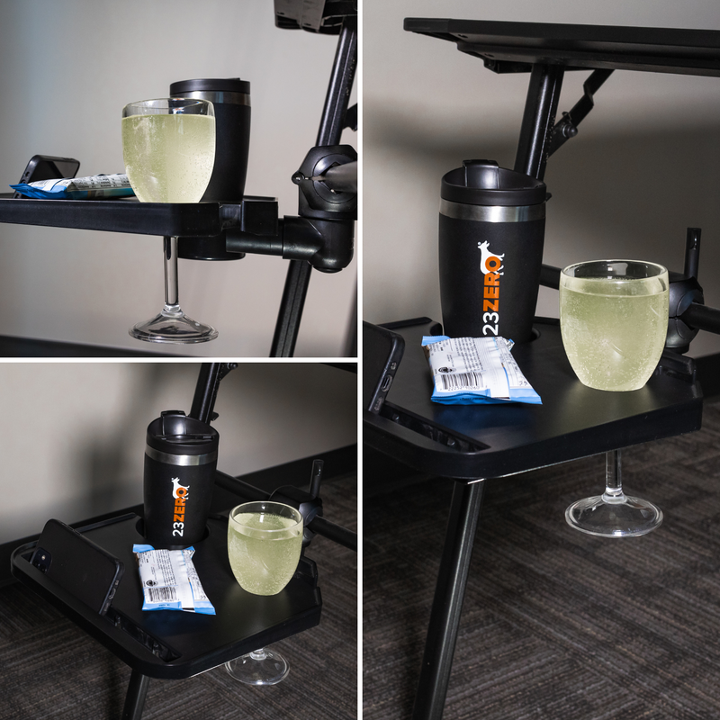 Load image into Gallery viewer, Universal Camp Tray Table &amp; Cup Holder
