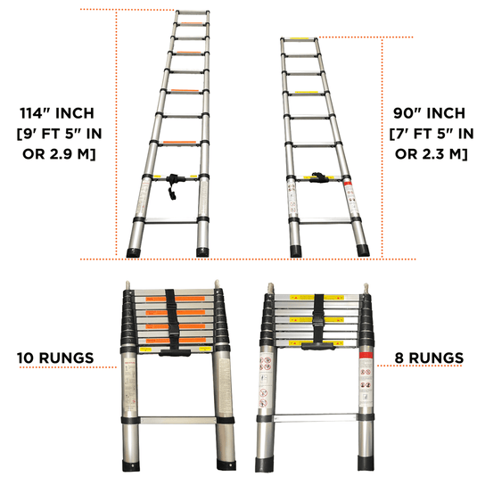 RTT Telescoping Ladder 9'5