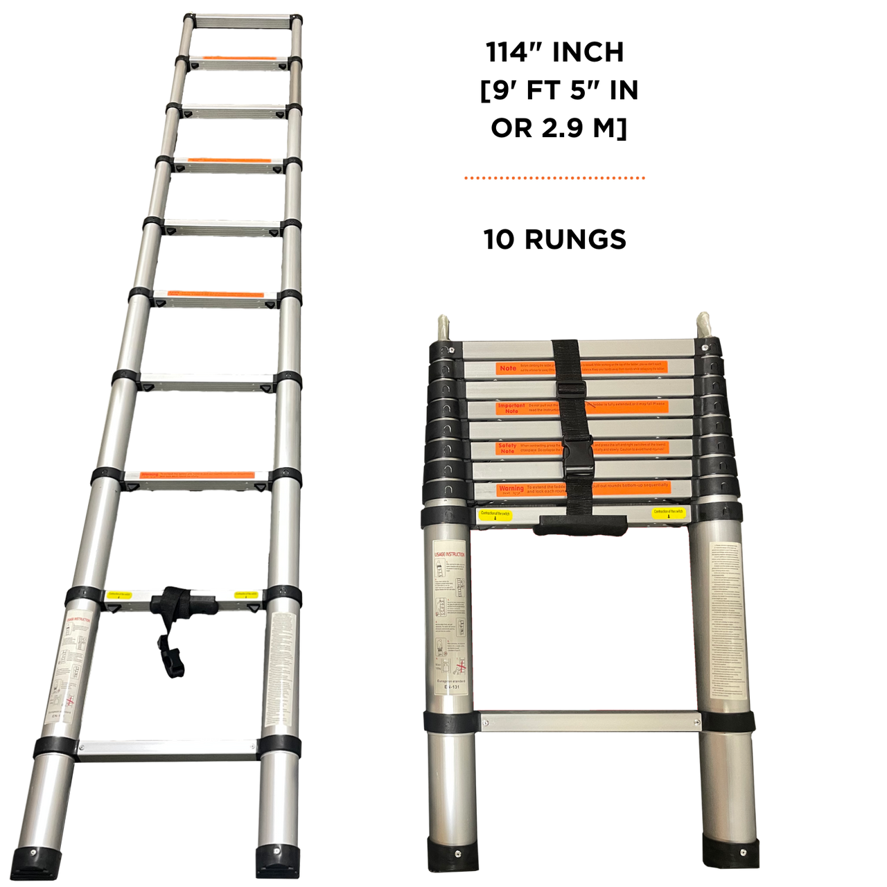 23ZERO / RTT Telescoping Ladder 9'5