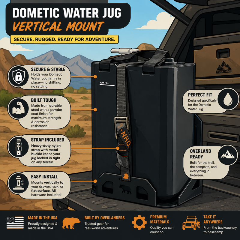 Load image into Gallery viewer, Dometic Water Jug Mount (Horizontal)
