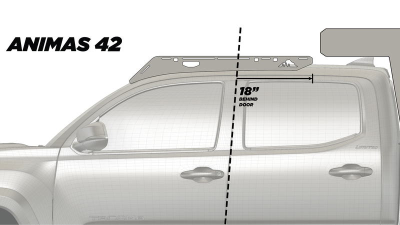 Load image into Gallery viewer, The Animas (2005-2023 Tacoma Camper Roof Rack)
