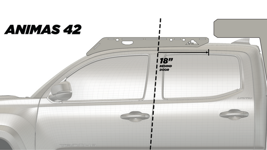 The Animas (2005-2023 Tacoma Camper Roof Rack)