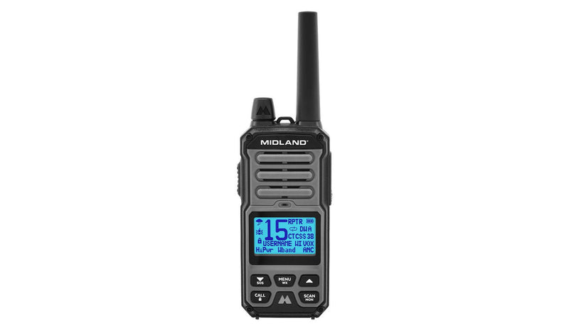 Load image into Gallery viewer, Midland GXT GMRS 5-WATT Two-Way Radio
