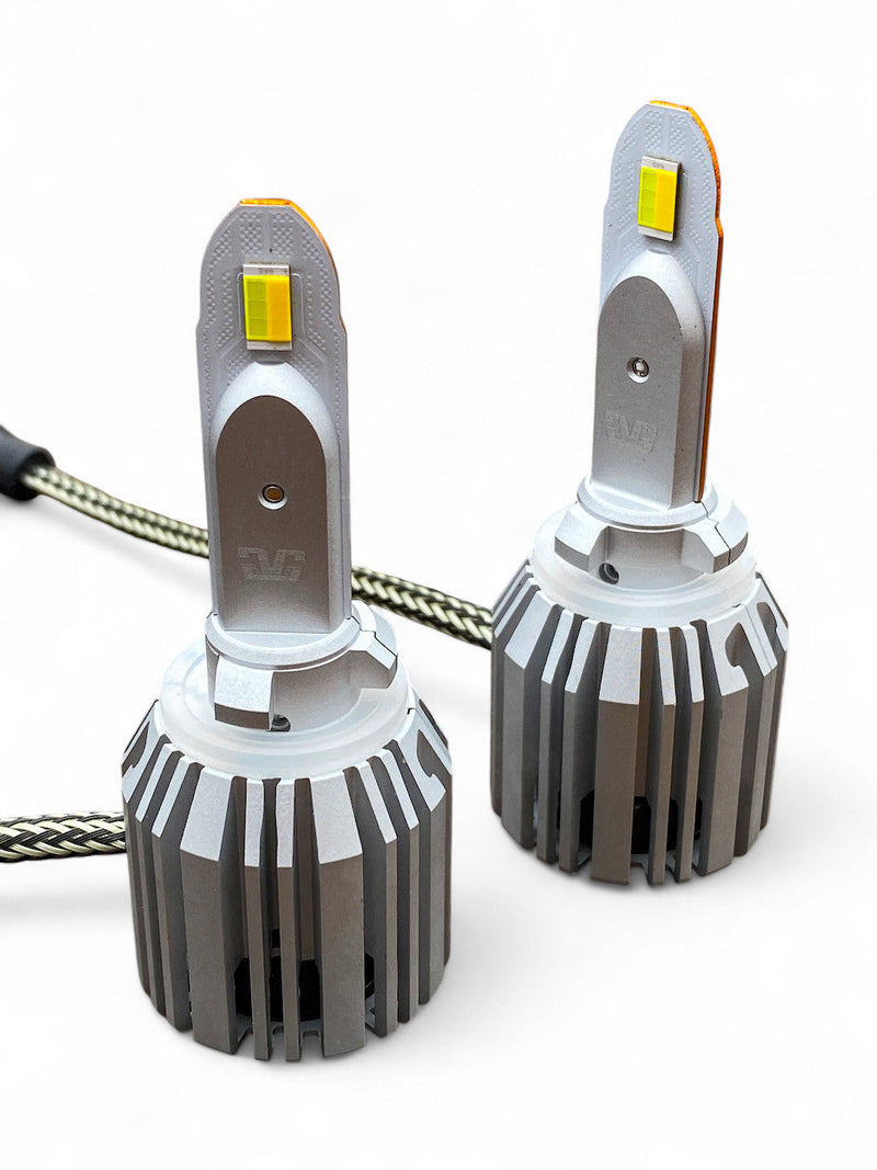Load image into Gallery viewer, G4-RS 3 Color LED Headlight Bulbs White/Yellow/Amber
