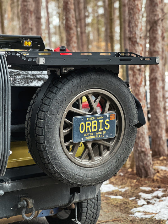 Spare Tire Gear Mount - Accessory Shelf