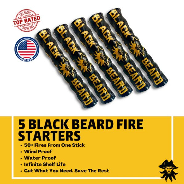 Load image into Gallery viewer, Black Beard Fire Starters
