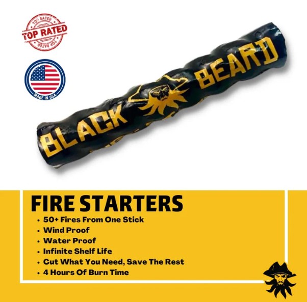 Load image into Gallery viewer, Black Beard Fire Starters
