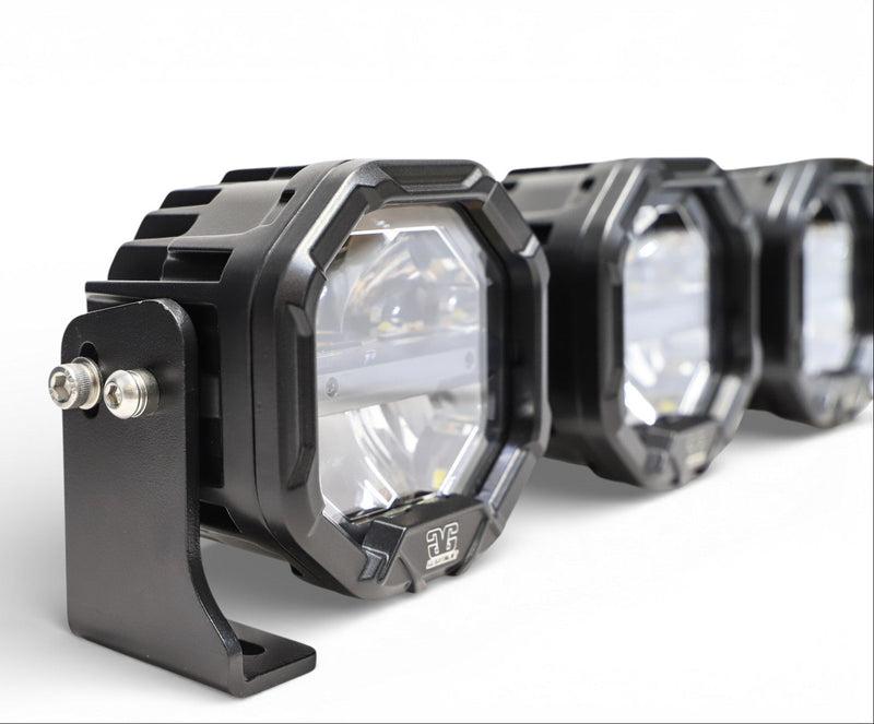 Load image into Gallery viewer, 2 Light U-Con Interlocking Off Road LED Pod With Amber or White DRL Running Light
