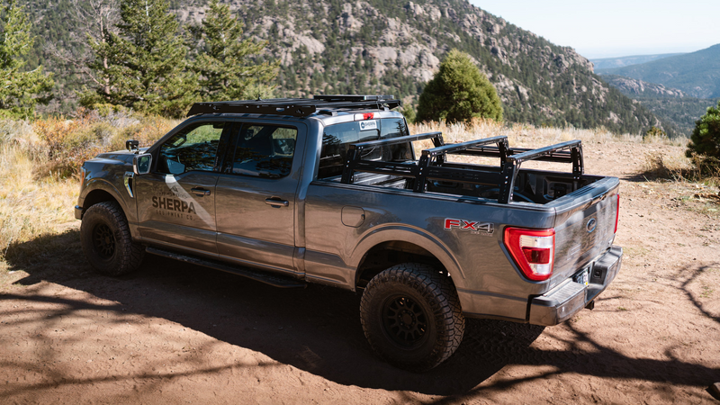 Load image into Gallery viewer, Ford F150 Mid Height PAK System Bed Rack
