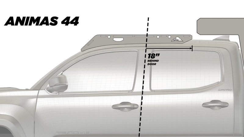 Load image into Gallery viewer, The Animas (2005-2023 Tacoma Camper Roof Rack)
