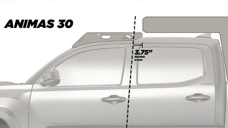 Load image into Gallery viewer, The Animas (2005-2023 Tacoma Camper Roof Rack)
