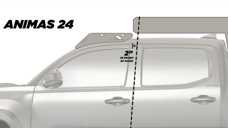 Load image into Gallery viewer, The Animas (2005-2023 Tacoma Camper Roof Rack)
