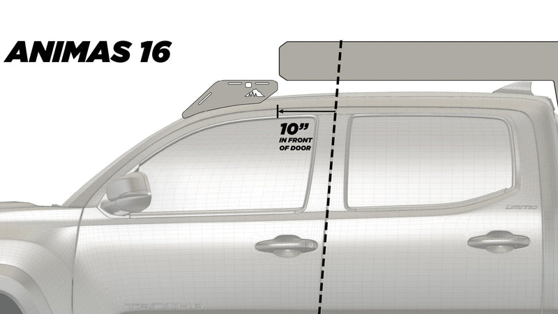 Load image into Gallery viewer, The Animas (2005-2023 Tacoma Camper Roof Rack)
