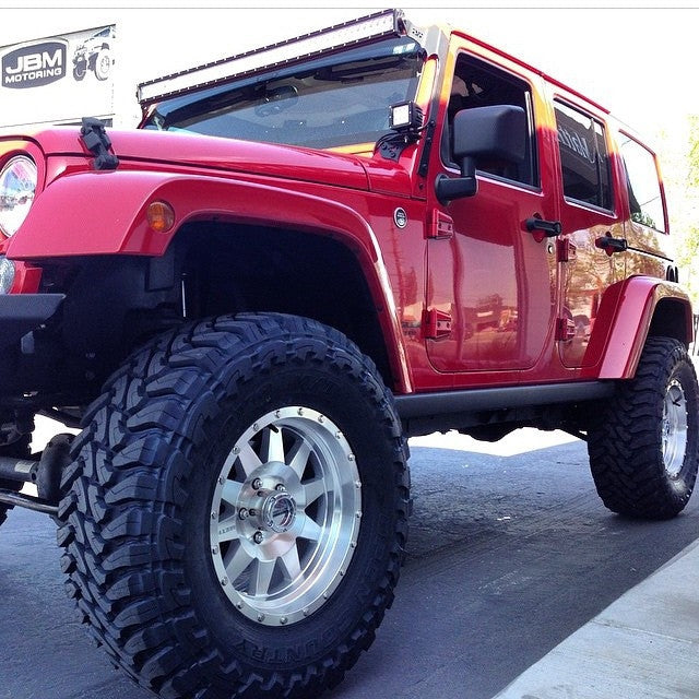Load image into Gallery viewer, 2007 - 2018 Jeep Wrangler JK 50" Straight LED Light Bar Roof Mounts
